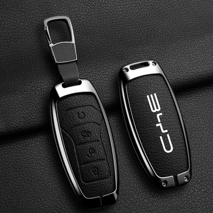 Nouveau Style en alliage peau de mouton voiture clé housse pour BYD chanson Pro Plus Max Dmi EV joint dauphin télécommande clé Auto accessoires