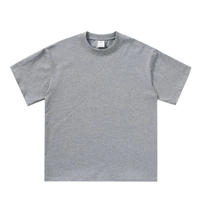 2025 été hommes et femmes T-shirt coton solide t-shirts surdimensionné à manches courtes T-shirt mode doux blanc noir T-shirt vêtements hauts