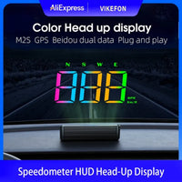 Système de projecteur de compteur de vitesse GPS de pare-brise de voiture HUD avec affichage haute définition alerte de survitesse affiche la vitesse Plug and Play