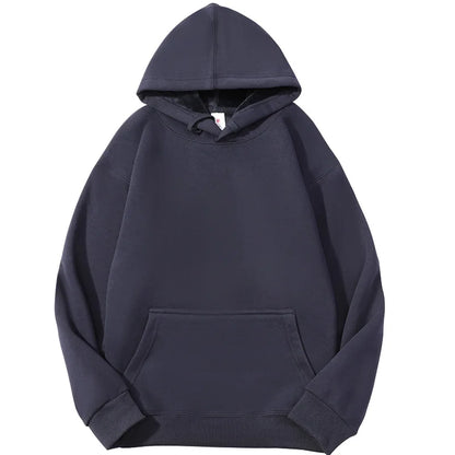 Sweat-shirt à capuche pour hommes, personnalisé avec votre Logo de marque, en coton lourd de haute qualité, pour bricolage, vêtements d'équipe, automne et hiver