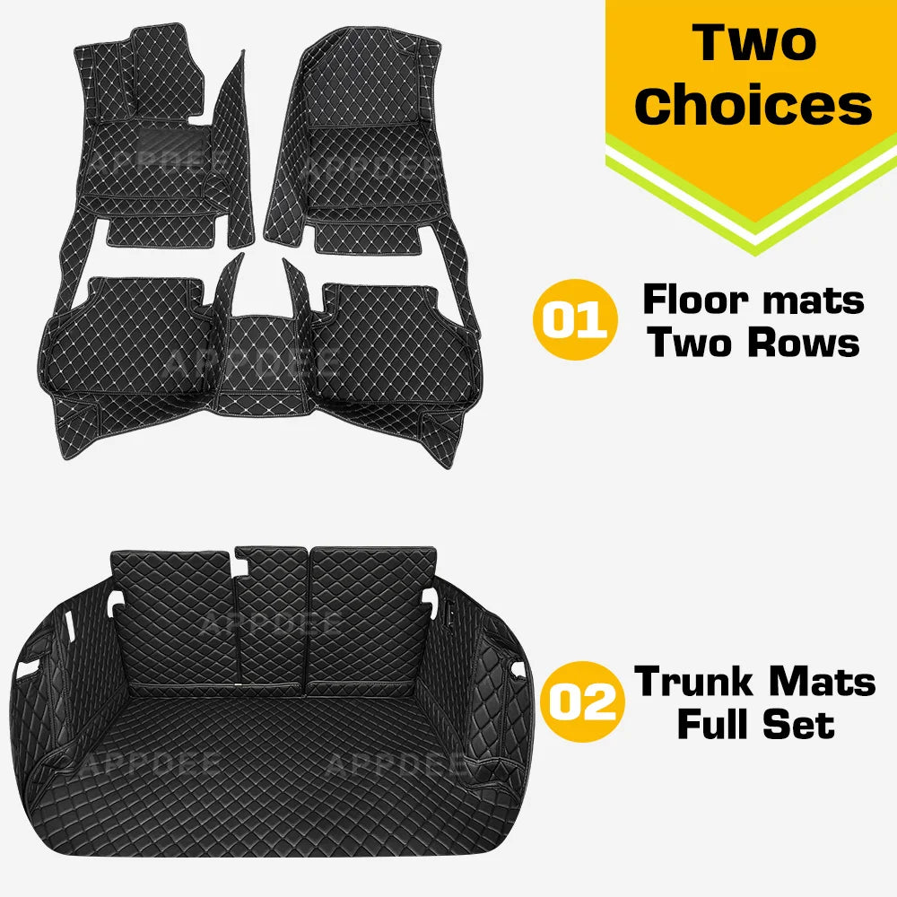 APPDEE – tapis de sol de voiture pour BYD Sealion 05 DM-i 2024 ~ 2025, tapis de coffre de voiture, doublure de chargement, coussinets de pieds, accessoires d'intérieur