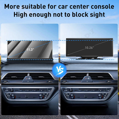 XGODY 11.3 "sans fil CarPlay et Android Auto Dash Cam ADAS 4K DVR Bluetooth Audio AUX GPS Navigation tableau de bord enregistreur vidéo