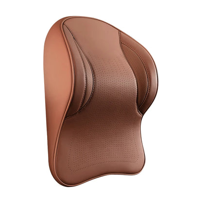 Coussin de nuque et support lombaire en mousse à mémoire de forme pour voiture, soulage le cou et le bas du dos, facile à installer, disponible en plusieurs couleurs