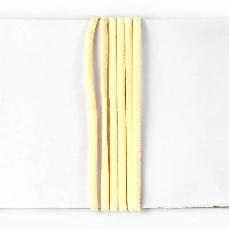 Bande élastique 5/10/20M 3/5mm, noyau d'huile, corde en Nylon pour attaches de cheveux, sangle de masque, bande extensible, soutien-gorge, chaussures, bandes en caoutchouc, accessoires de couture