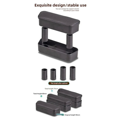 Boîte de rangement universelle pour porte d'accoudoir gauche droite de voiture, boîte de rangement pour repose-coude à hauteur réglable, accoudoir, boîte d'organisation de porte automatique