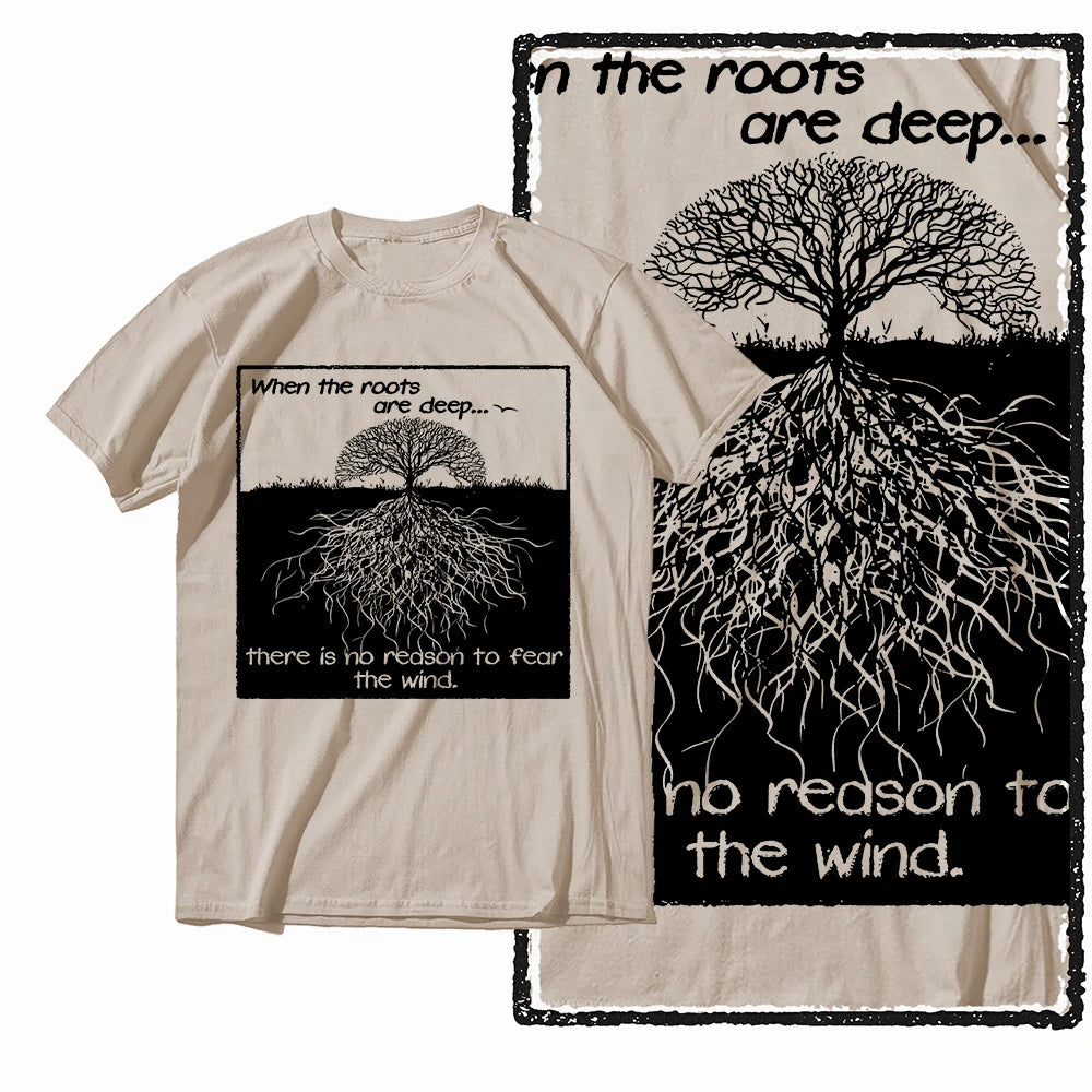 Coolmind MAX yggdrasil printed Exclusive graphic men T shirt 100% cotton big size streetwear men tshirt cool t-shirt tee shirts