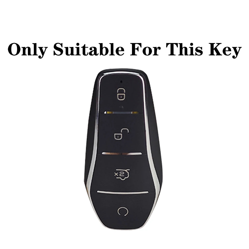 Pour BYD Atto 3 Han EV Dolphin Song PRO Max Tang DM Yuan Dolphin E2 Qin PLUS nouveau support en Silicone chaîne porte-clés housse de clé de voiture