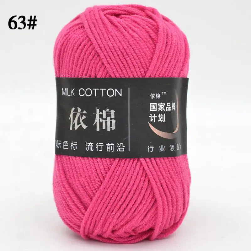 Nouveau 10 pièces série rose fil lait coton fil combinaison Crochet tricot fil ensemble pour bricolage à la main artisanat pull écharpe tricot