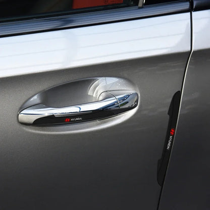 Autocollants de barre Anti-collision pour bord de porte de voiture, bande de Protection en Silicone pour Hyundai I30 Veloster Kona I10 I35 Elantra Santa Fe, 4 pièces