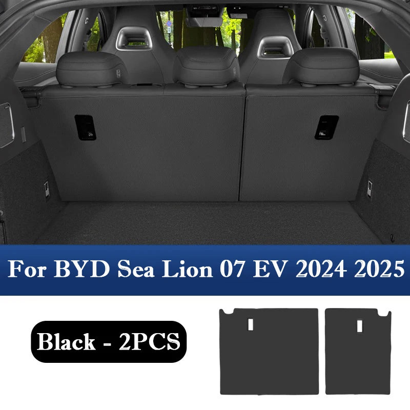 Housse de protection anti-coup de pied pour siège arrière BYD Sea Lion 07 EV 2024 2025, 2ème rangée de dossier, anti-saleté, anti-rayures