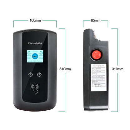 Chiefleed 22KW 32A Type 3 phases chargeur EV Portable Wi-Fi APP contrôle EVSE boîte de charge Station de charge pour chargeur de voiture électrique
