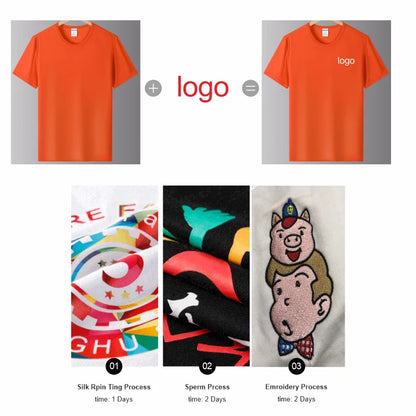 ELIKE T-shirt de sport respirant à séchage rapide Logo personnalisé Impression Broderie Design Société Groupe Marque 8 Couleurs Y-S-4xl Été