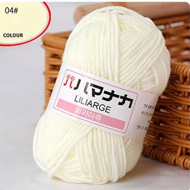 Fil de laine à tricoter en coton doux et doux pour bébé, fil de velours en fibres épaisses, fil de laine à tricoter à la main pour pull de bricolage