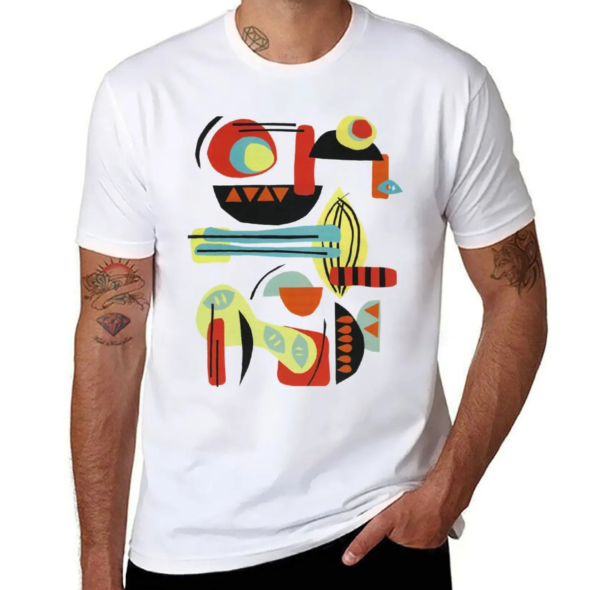 Mad About Mid Mod T-Shirt homme T-Shirt luxe drôle t-shirts humour foncé t-shirts pour homme t-shirts graphiques T-Shirt