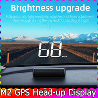 Compteur de vitesse de voiture HUD GPS affichage tête haute compteur de vitesse numérique projecteur de pare-brise pour véhicules camion accessoires électroniques automobiles