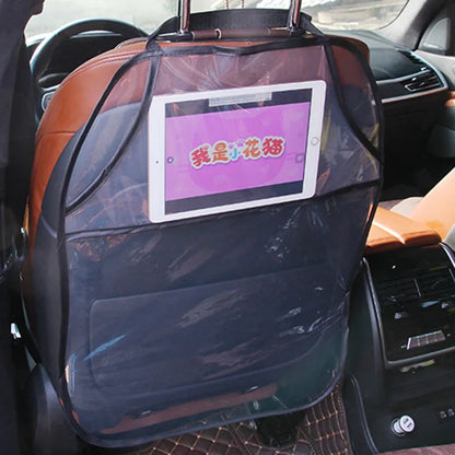 Coussinet Anti-saleté de voiture pour enfants, 1 pièce, housse de protection arrière de siège Auto, organisateur universel de siège arrière de voiture avec poches de rangement