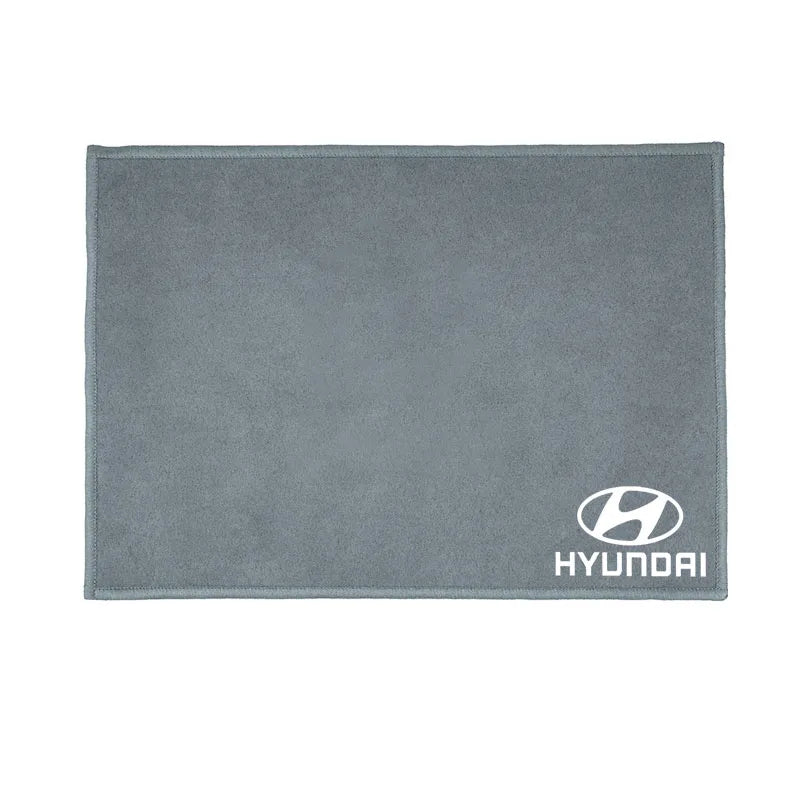 Serviette en microfibre, accessoires de nettoyage de voiture, pour Hyundai Genesis N-LINE I10 I20 I30 I40 IX20 IX35 Kona Getz Veloster Tucson