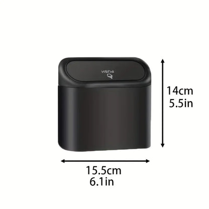 Poubelle de voiture (avec couvercle), 3 pièces, contient 60 (300) de sacs poubelles, poubelle de petite voiture, accessoires de mini voiture étanches