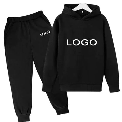 Pull à Capuche avec Logo Personnalisé pour Enfant, Vêtement à la Mode, Imprimé PVD, Collection Automne et Hiver