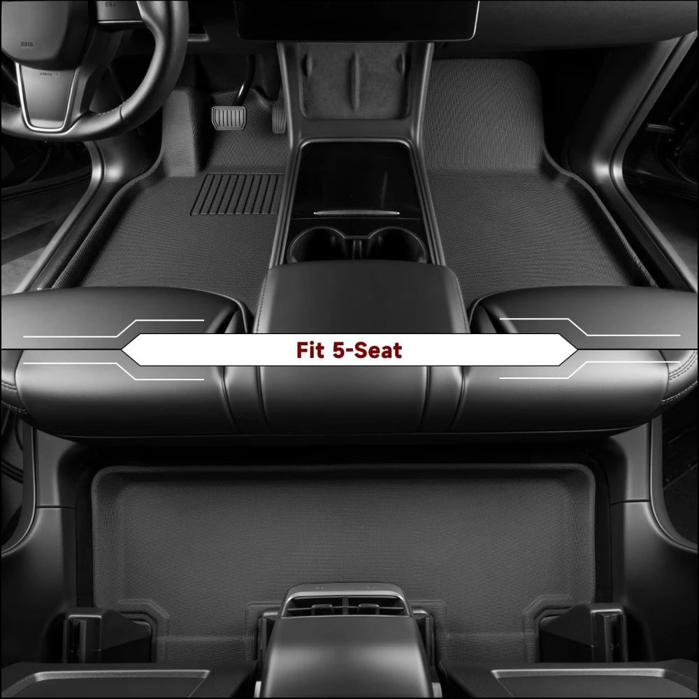 Tapis de sol imperméable et antidérapant, pour intérieur de voiture Tesla modèle 3 2021 – 2024 Highland 2025, entièrement entouré, spécial XPE