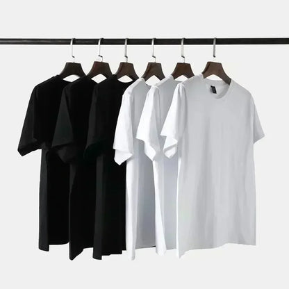 Y2K marée italienne t-shirts été nouveau unisexe surdimensionné lettre impression coton t-shirts de luxe Streetwear Couple correspondant dessus respirants