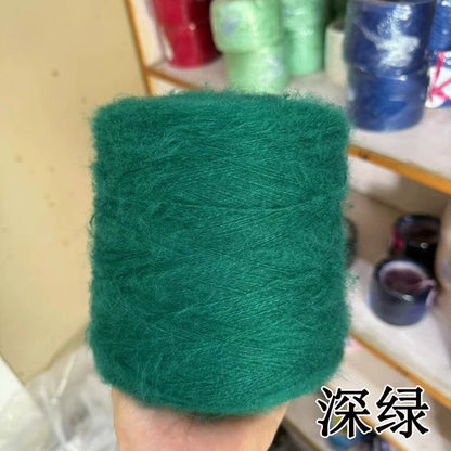 1 régiment de 500 grammes de laine Mohair ultra douce près du corps sans collant, foulards tricotés à la main, fil de pull