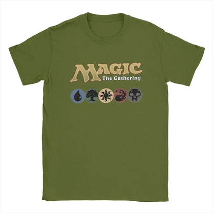 T-shirts en coton col rond à manches courtes T-Shirt grande taille vêtements jeux de magie rassemblement MTG T-Shirt hommes jeux de cartes Vintage 100% nouveau