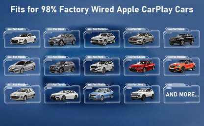Adaptateur CarPlay sans fil IOS ou Android Auto sans fil 5G WiFi type-c USB Plug Play CarPlay sans fil