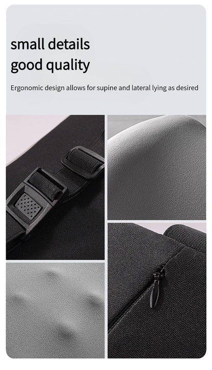 Appuie-tête de voiture, support lombaire, coussin de siège de voiture, coussin lombaire, oreiller chauffant électrique pour voiture, oreiller de protection du cou