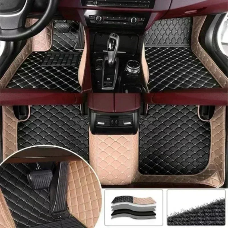 Tapis de sol de voiture personnalisés pour Xpeng G9 2022 – 2023, accessoires d'intérieur de mode pour tous temps, tapis en cuir automobile, coussin de coffre