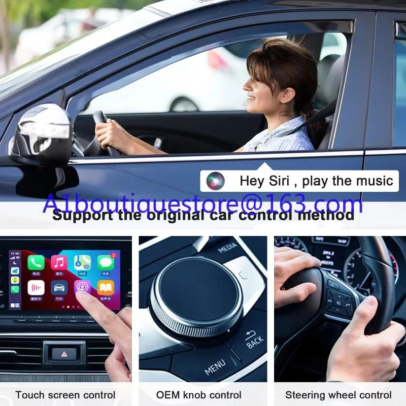 محول Apple عالي الجودة لاسلكي Ai Carplay سلكي إلى لاسلكي Apple Auto Carplay دونجل لـ Oem Carplay Apple Auto