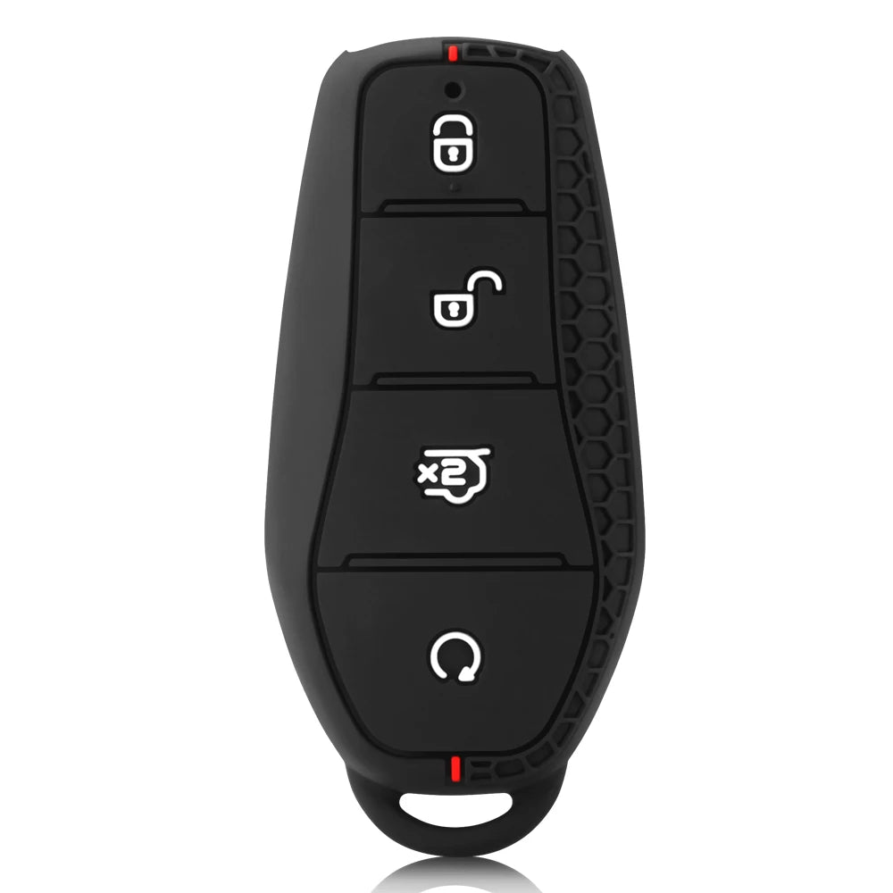 Étui pour clé de voiture en Silicone, support de chaîne, pour BYD Atto 3 Han EV Dolphin Song PRO Max Tang DM Yuan Dolphin E2 Qin PLUS