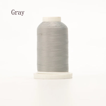 Fil laineux en Nylon à haute élasticité Tex 18, fil extensible, épaisseur moyenne, 1000 mètres de Long, surjet de couture sans couture, 8 couleurs au choix