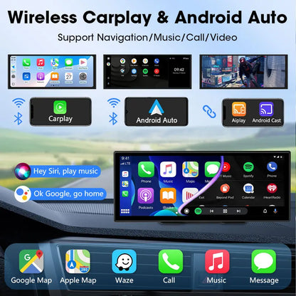11.26 pouces universel Android 14 8 cœurs puce 6 + 128G Carplay autoradio GPS BT lecteur multimédia Central systèmes intelligents de voiture