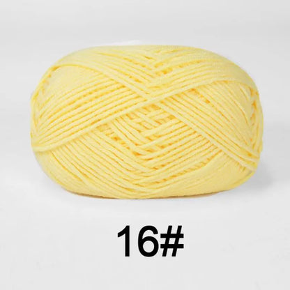Nouveau 5 pièces couleurs mélangées fil lait coton fil combinaison Crochet tricot fil ensemble pour à la main bricolage artisanat pull écharpe tricot