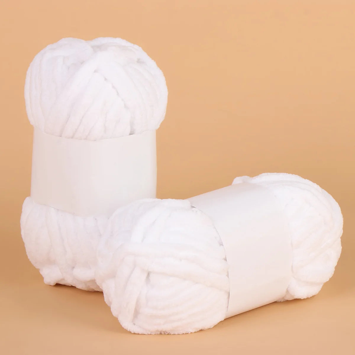 Fil de fil de soie coloré, 50g/boule, fil de laine grossière, Chenille, fil épais à tricoter à la main, anti-boulochage, écharpe au Crochet, couverture