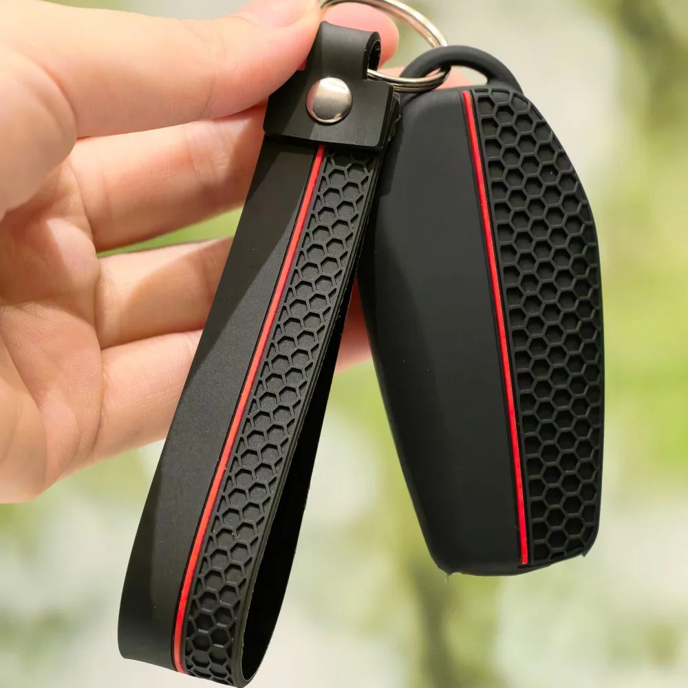 Étui pour clé de voiture en Silicone, support de chaîne, pour BYD Atto 3 Han EV Dolphin Song PRO Max Tang DM Yuan Dolphin E2 Qin PLUS