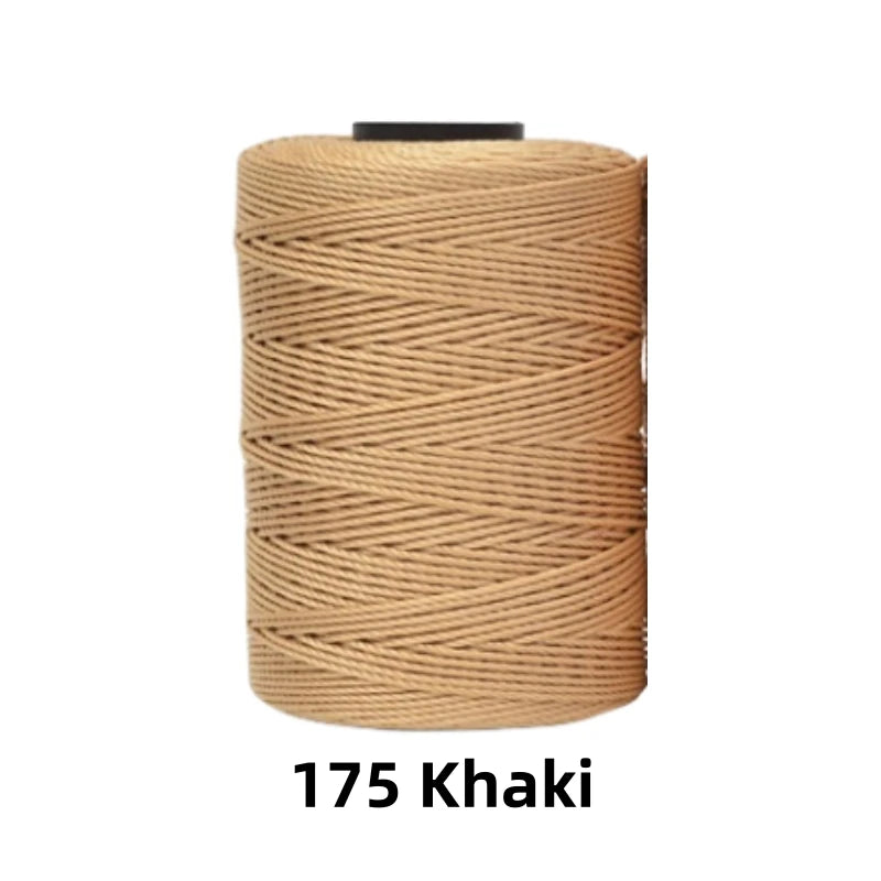 Fil de soie et coton glacé léger d'été, 1.5mm, 200m, fil au Crochet pour bricolage, artisanat, sac, chapeau, chaussures, fil en polypropylène, cordon de fil au Crochet