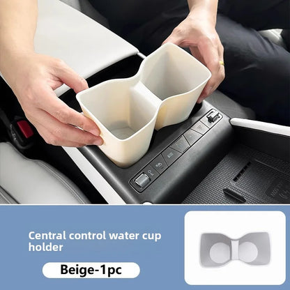 Porte-gobelet d'eau de commande centrale de voiture, résistant à la saleté, couleurs originales de voiture, intérieur spécial modifié pour 25 BYD Yuan Up ATTO2