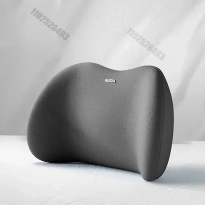 Oreiller de soutien lombaire, oreiller lombaire ergonomique pour siège de voiture, chaise de bureau, fauteuil inclinable, coussin de soutien du dos en mousse à mémoire de forme