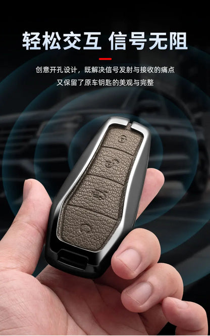 Porte-clés de voiture, accessoires de voiture, chaîne de couverture pour BYD Atto 3 Han EV Dolphin Durable deuxième chanson Pro Tang Dm QIn PLUS MAX Yuan