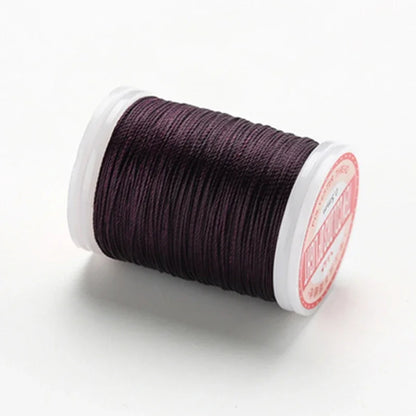 hilo elástico costura fil ciré accessoires cuir artisanat fil à coudre fil ciré rond cordon en Polyester cordon enduit de cire cordes