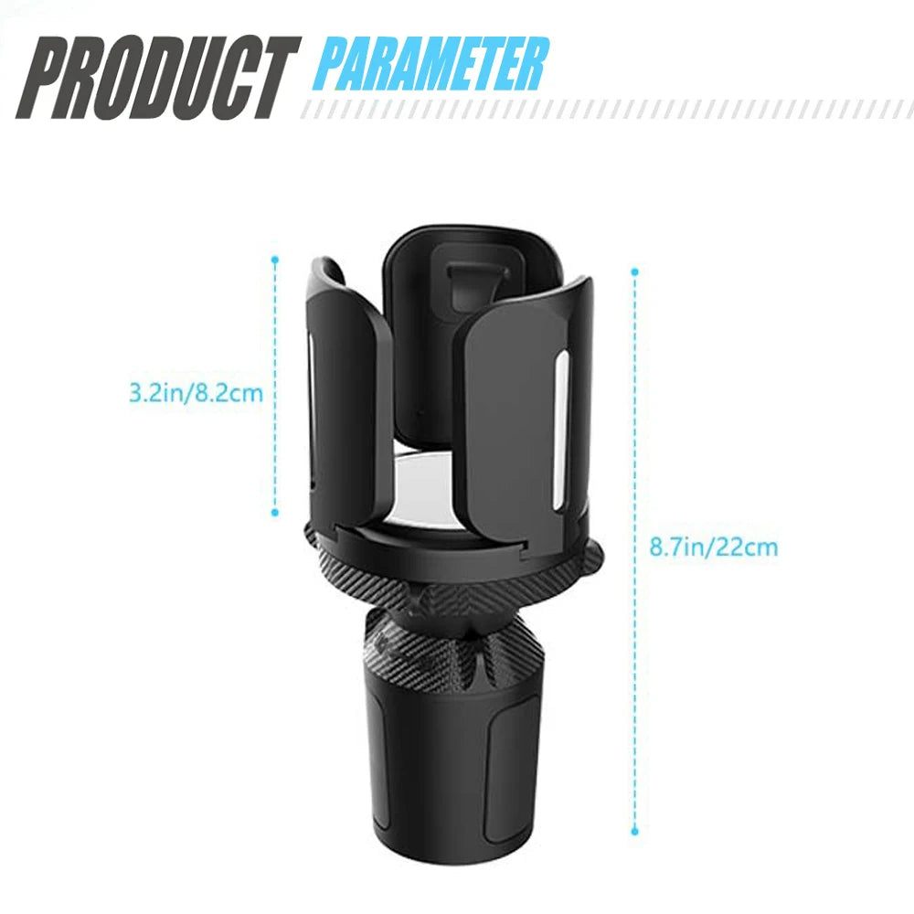 Base de tasse de boisson multifonctionnelle pour véhicule, avec porte-gobelet réglable, porte-gobelet de voiture extensible amélioré