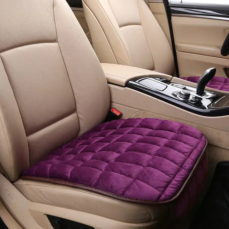 Housse de siège de voiture, coussin chaud d'hiver, antidérapant, universel, pour chaise avant, coussin respirant pour véhicule, protection automobile