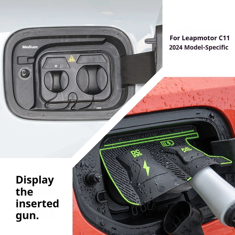 Pour Leapmotor B01 B10 C01 C10 C11 C16 24-26 dédié nouvelle énergie Port de chargement de voiture couverture de protection étanche pistolet couverture de pluie