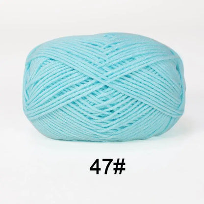 Nouveau 5 pièces couleurs mélangées fil lait coton fil combinaison Crochet tricot fil ensemble pour à la main bricolage artisanat pull écharpe tricot