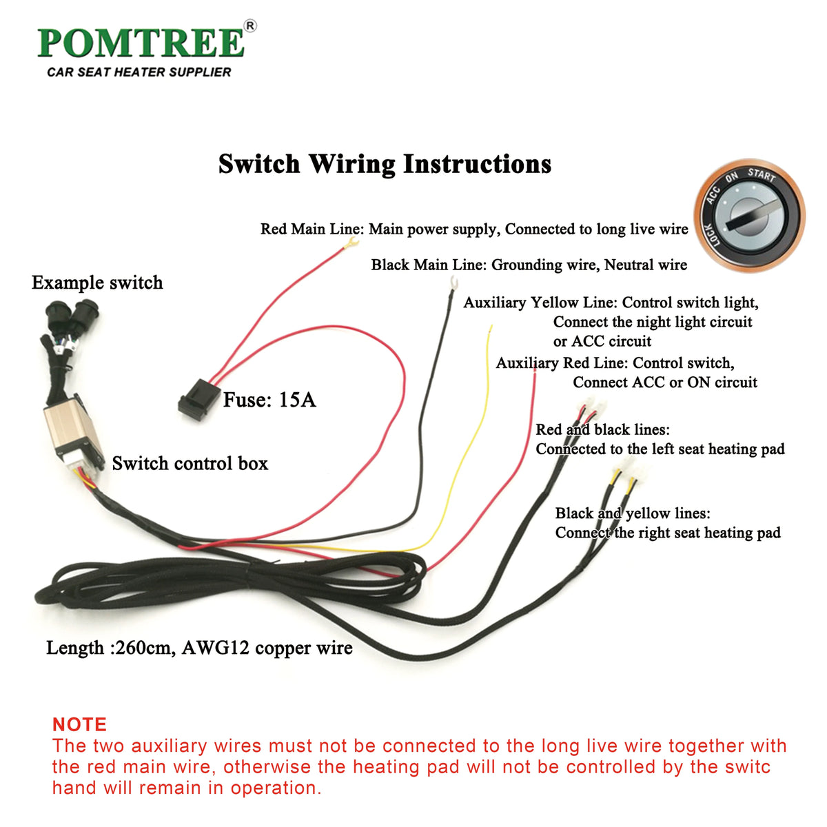 Nouveau Kit de chauffage de siège de voiture intégré adapté aux 1/2 sièges, 12V 2/4 pièces tampons chauffants universels en fil d'alliage 3 niveaux interrupteur chauffant à double commande