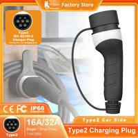 EV Chargeur Vope2 Plug Adaptateur 16A 32A EVSE Chargeur Femelle IEC62196-2 Côté De Voiture Abrtor 1 Phase 3 Phase pour Voiture Électrique