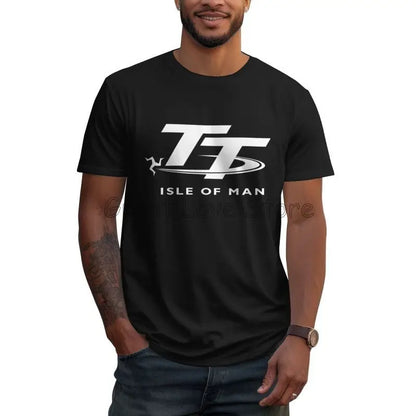 Île de Man TT Races Manx T-Shirt imprimé hommes coton à manches courtes graphique t-shirts été décontracté grande taille hauts t-shirts Streetwear