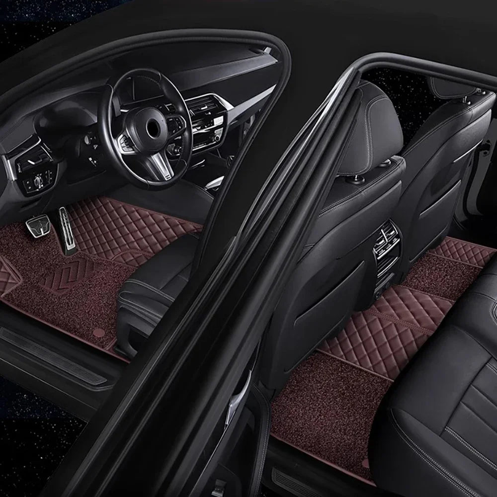 Tapis de sol de voiture Double couche personnalisé, pour Lexus LX LX450 LX460 LX470 LX570, accessoires de tapis automobile, pièces intérieures
